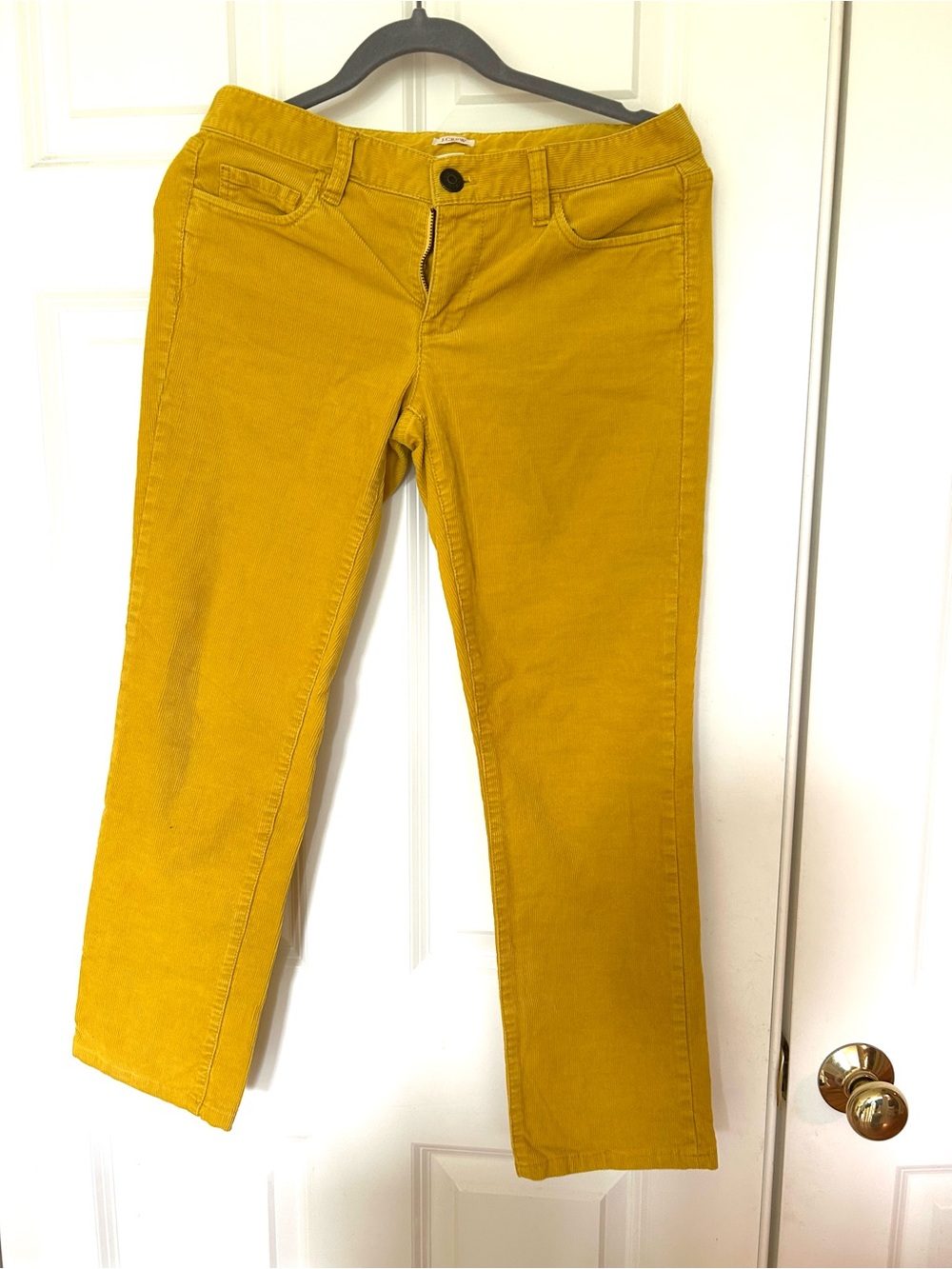 J. Crew Matchstick cords in Mustard